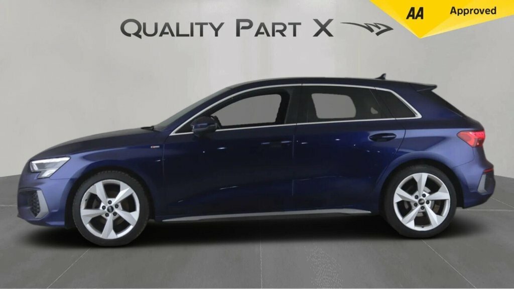Audi A3 Hatchback FX23WBE Blue #4