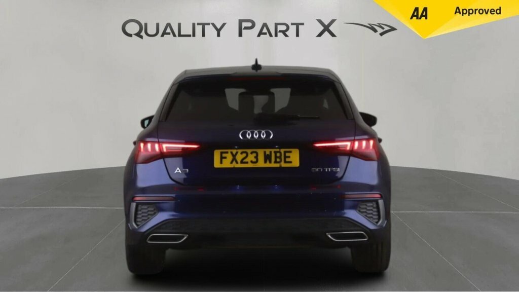 Audi A3 Hatchback FX23WBE Blue #6