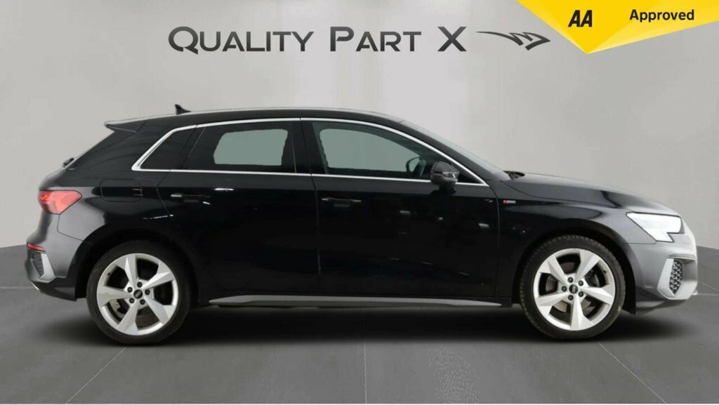 Audi A3 Hatchback YG22OSA Black #2
