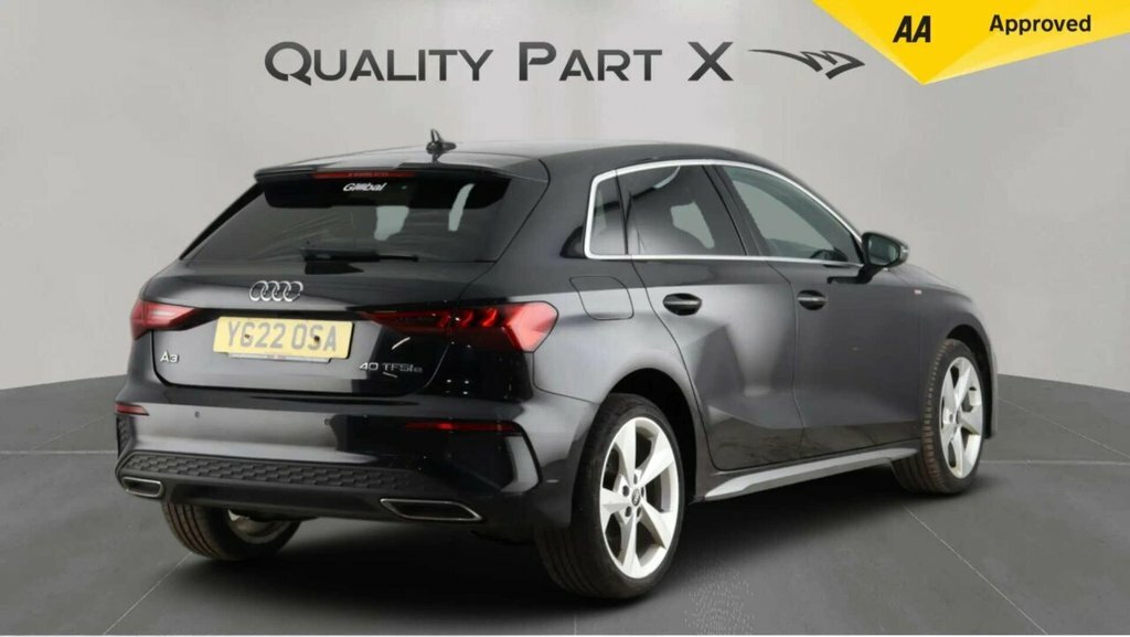 Audi A3 Hatchback YG22OSA Black #3