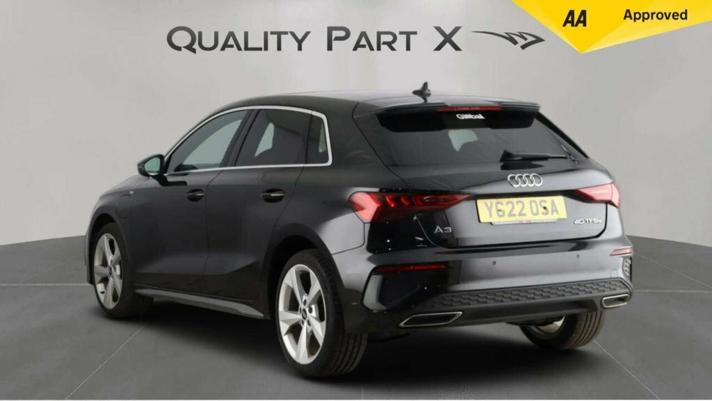 Audi A3 Hatchback YG22OSA Black #5