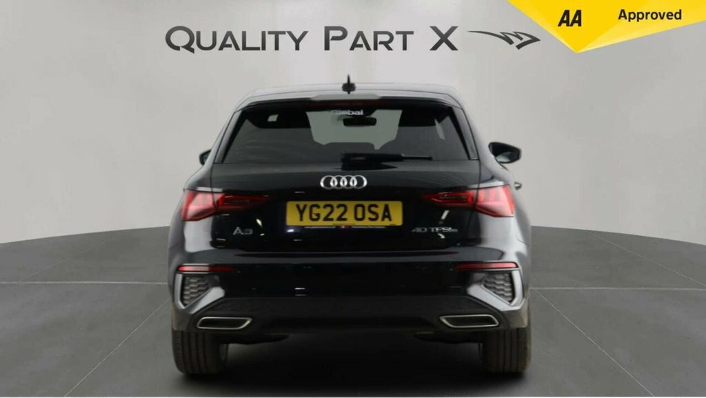 Audi A3 Hatchback YG22OSA Black #4