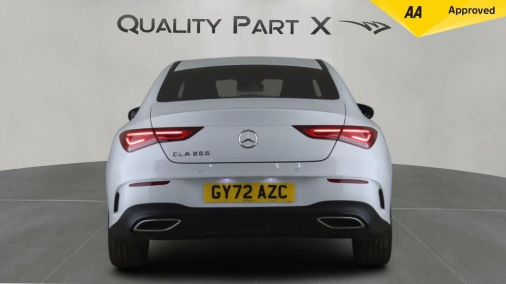 Mercedes-Benz CLA Class Saloon GY72AZC White #6