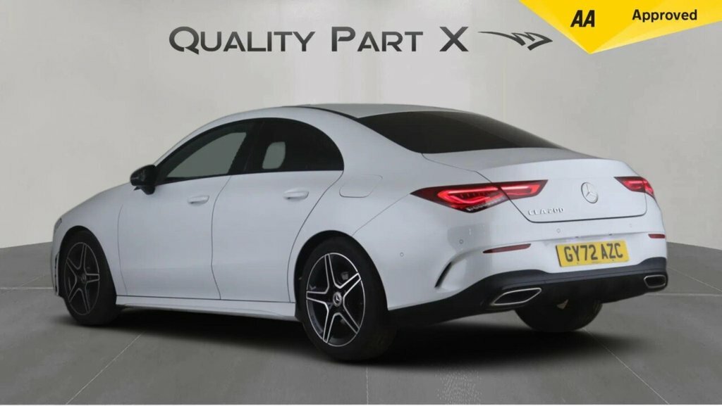 Mercedes-Benz CLA Class Saloon GY72AZC White #5