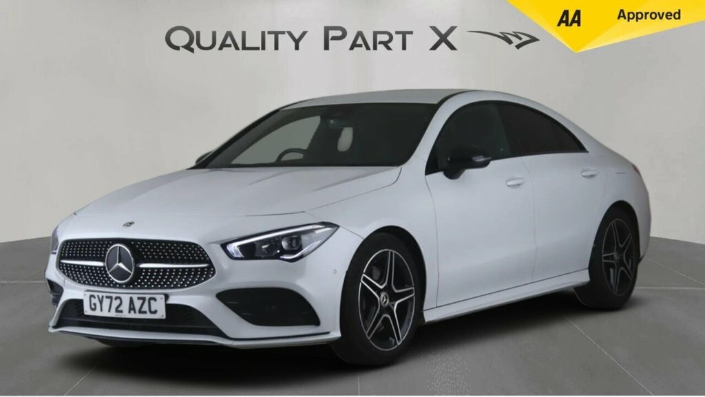 Mercedes-Benz CLA Class Saloon GY72AZC White #3