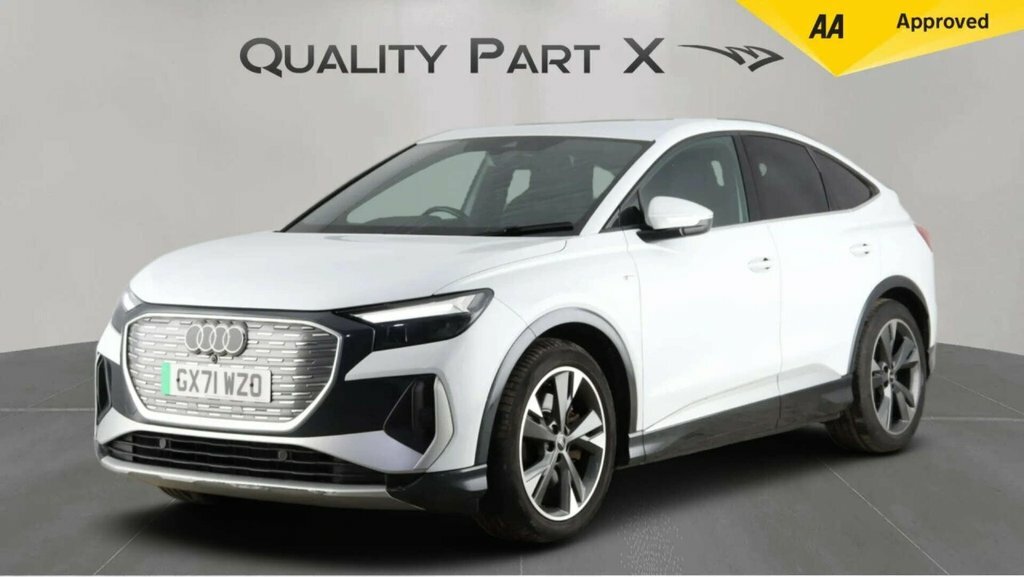 Audi Q4 E Tron Suv GX71WZO White #2