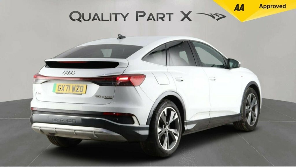 Audi Q4 E Tron Suv GX71WZO White #4