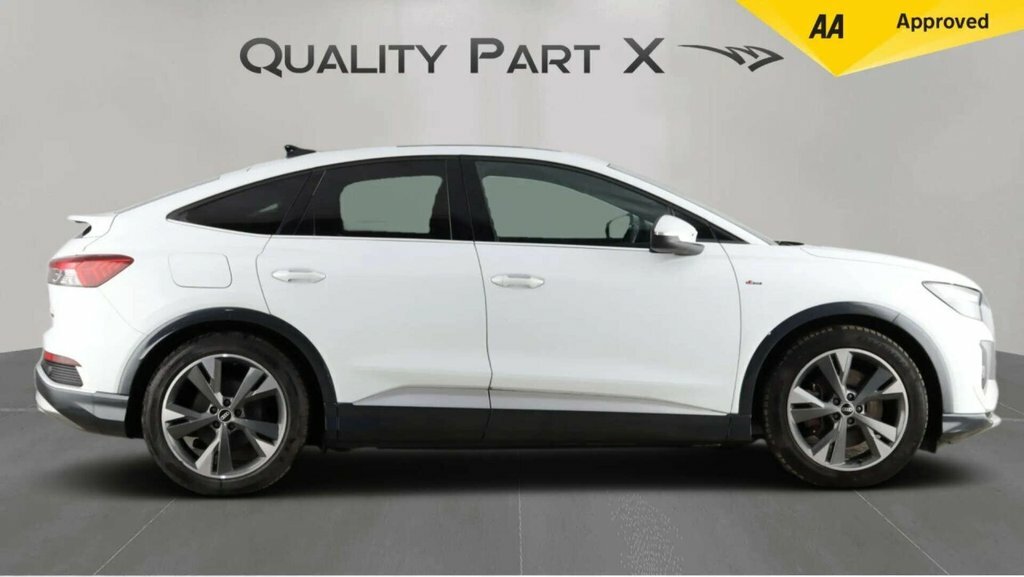 Audi Q4 E Tron Suv GX71WZO White #3