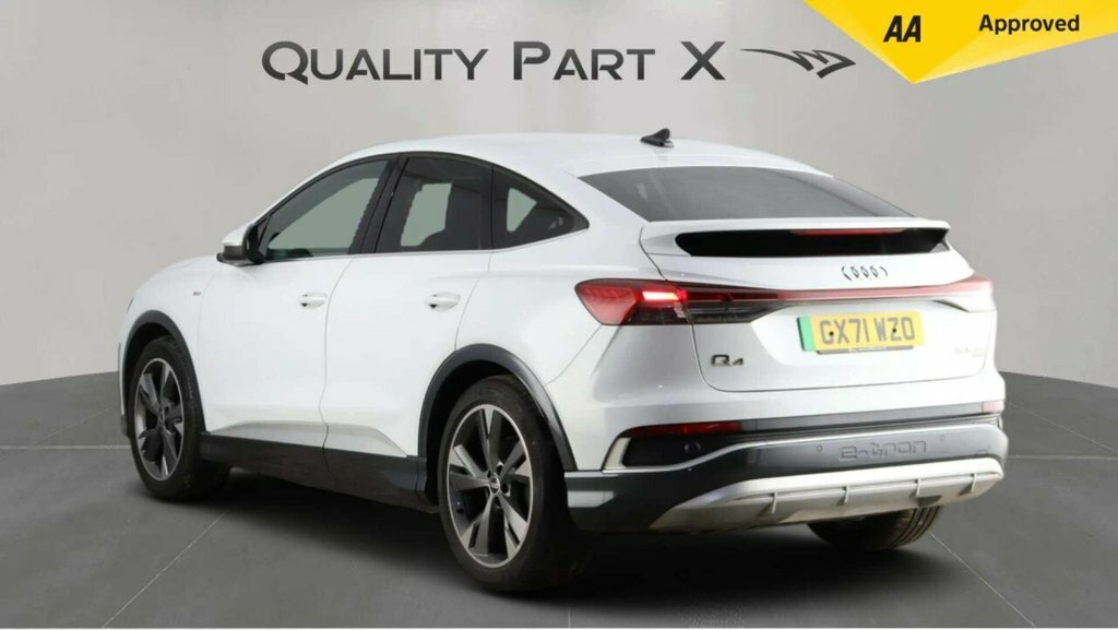 Audi Q4 E Tron Suv GX71WZO White #6