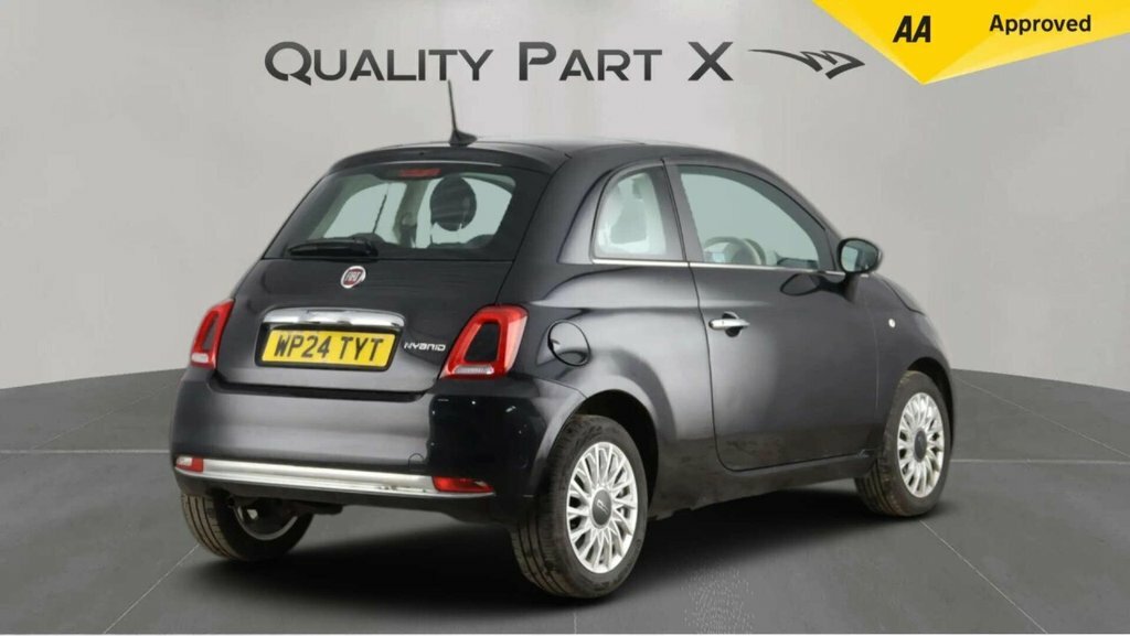 Fiat 500 Hatchback WP24TYT Black #5