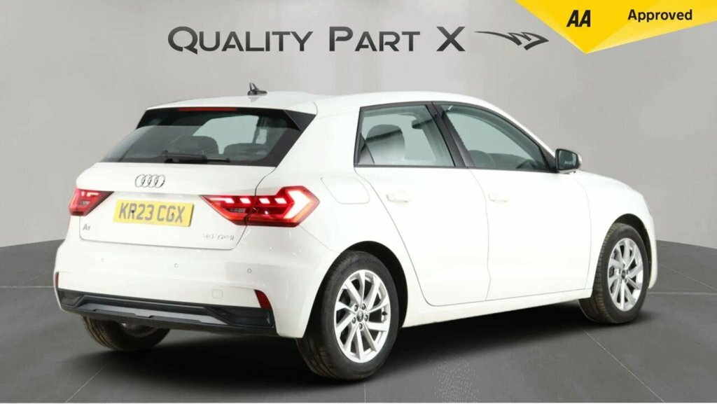 Audi A1 Hatchback KR23CGX White #5