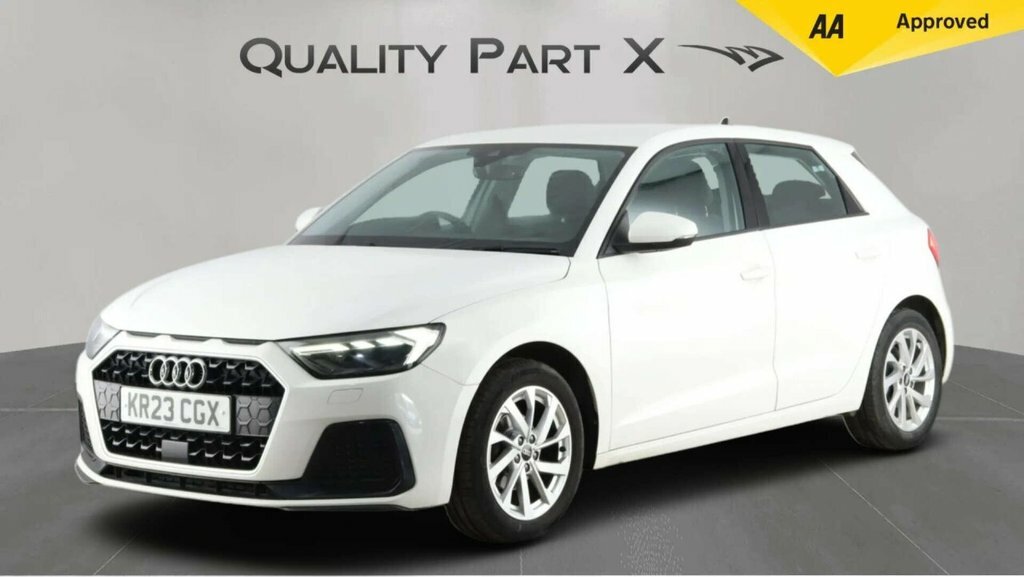 Audi A1 Hatchback KR23CGX White #3
