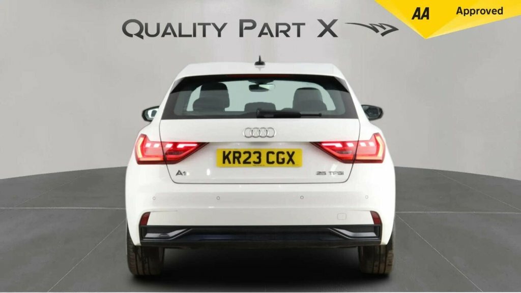 Audi A1 Hatchback KR23CGX White #6