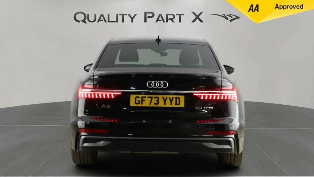 Audi A6 Saloon Saloon GF73YYD Black #6