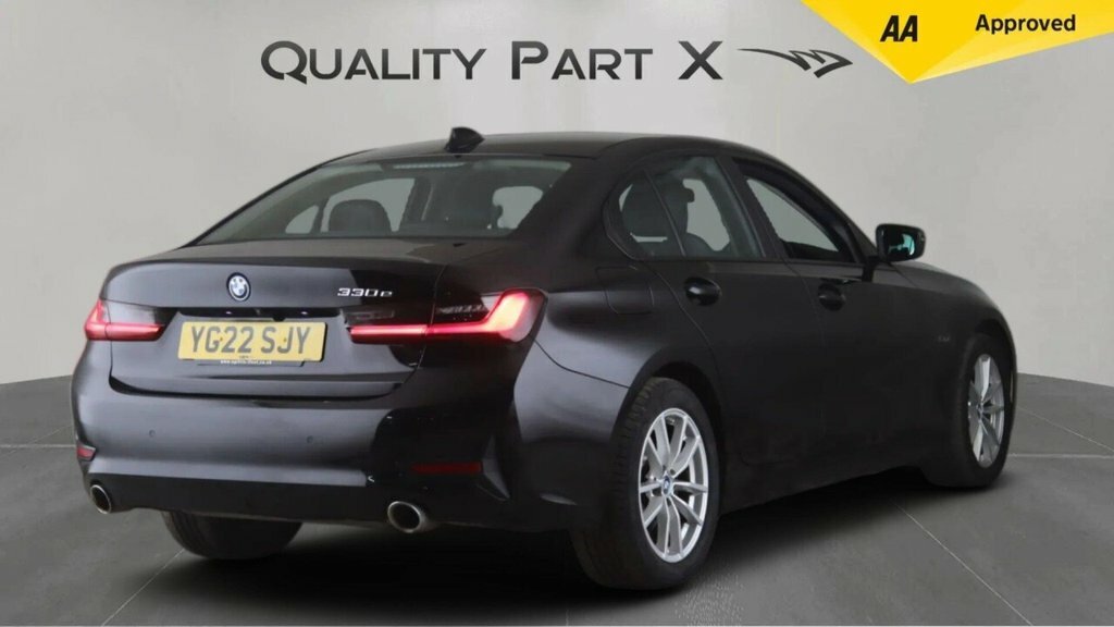 BMW 3 Series Saloon YG22SJY Black #6