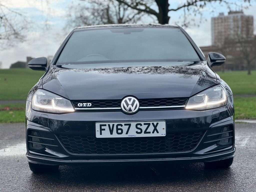 Volkswagen Golf 2.0 Tdi Gtd Dsg Euro 6 Ss FV67SZX Black #2