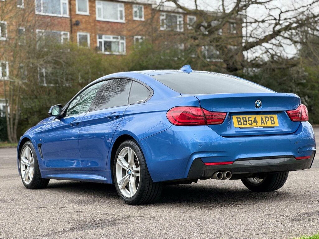 BMW 4 Series Gran Coupe 2.0 420D M Sport Euro 6 Ss BB54APB Blue #4