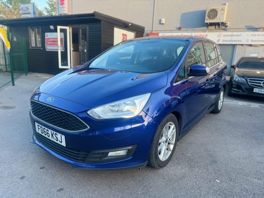 Ford Grand C-Max 1.5 Tdci Zetec Powershift Euro 6 Ss FD66KSJ Blue #3