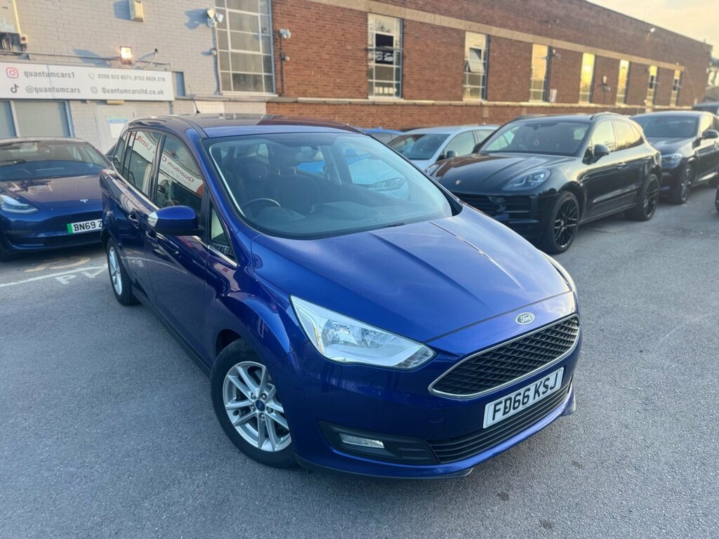 Ford Grand C-Max 1.5 Tdci Zetec Powershift Euro 6 Ss FD66KSJ Blue #2