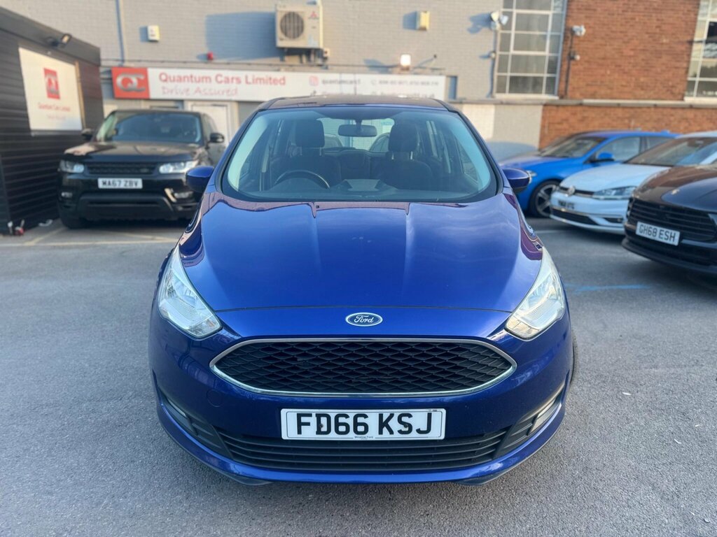 Ford Grand C-Max 1.5 Tdci Zetec Powershift Euro 6 Ss FD66KSJ Blue #4