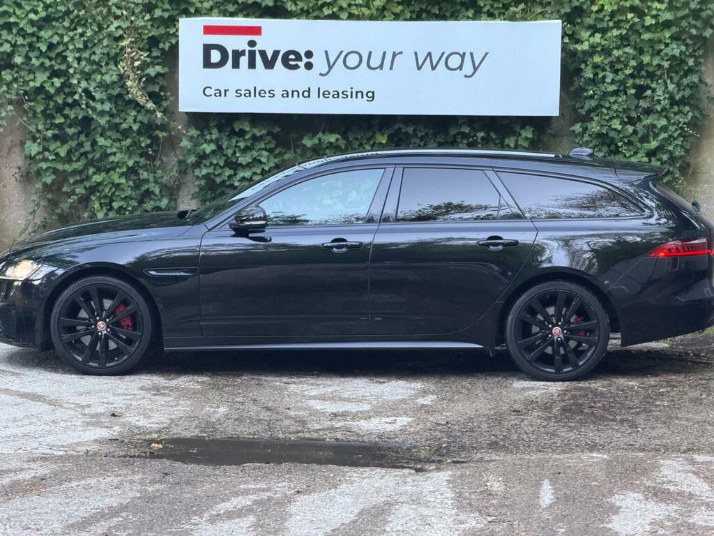 Jaguar XF Estate 3.0D V6 S Sportbrake Euro 6 Ss W23TLY Black #4