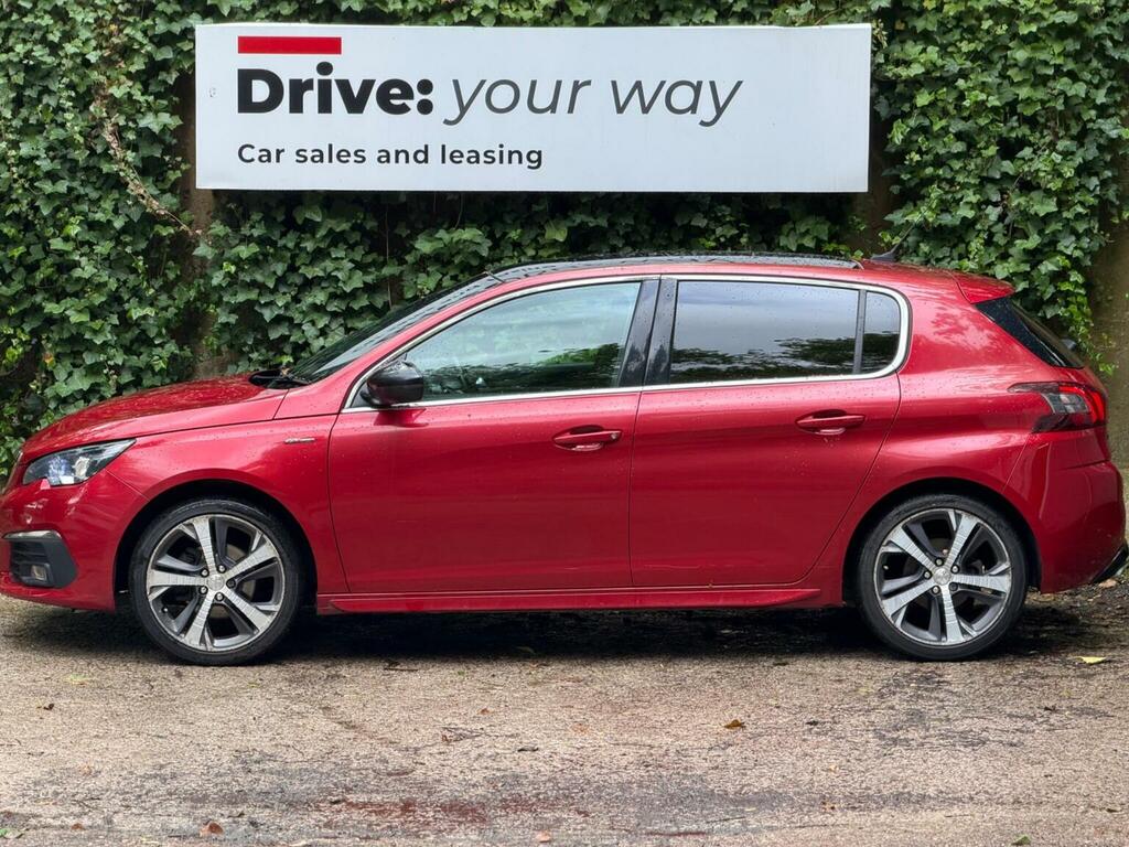 Peugeot 308 Hatchback 1.5 Bluehdi Gt Line Euro 6 Ss 20 WJ18KYY Red #4