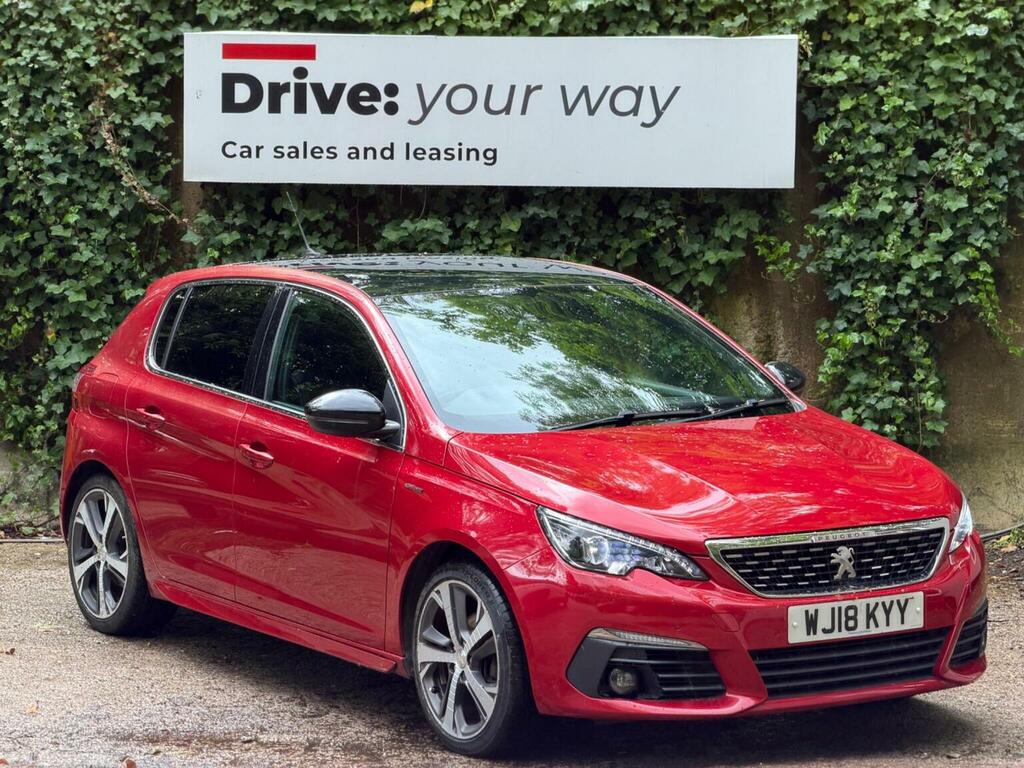 Peugeot 308 Hatchback 1.5 Bluehdi Gt Line Euro 6 Ss 20 Red