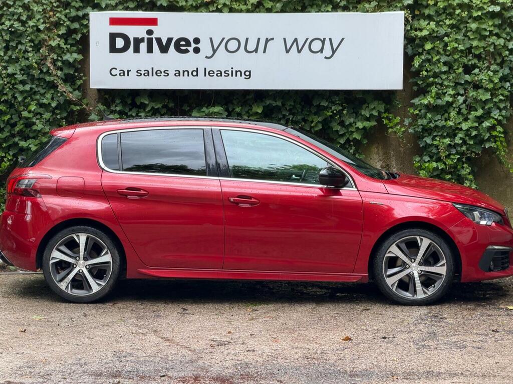 Peugeot 308 Hatchback 1.5 Bluehdi Gt Line Euro 6 Ss 20 WJ18KYY Red #5