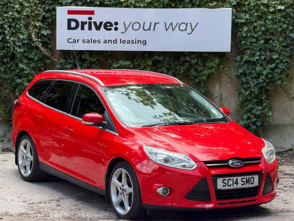 Ford Focus Estate 1.0T Ecoboost Titanium X Euro 5 Ss Red