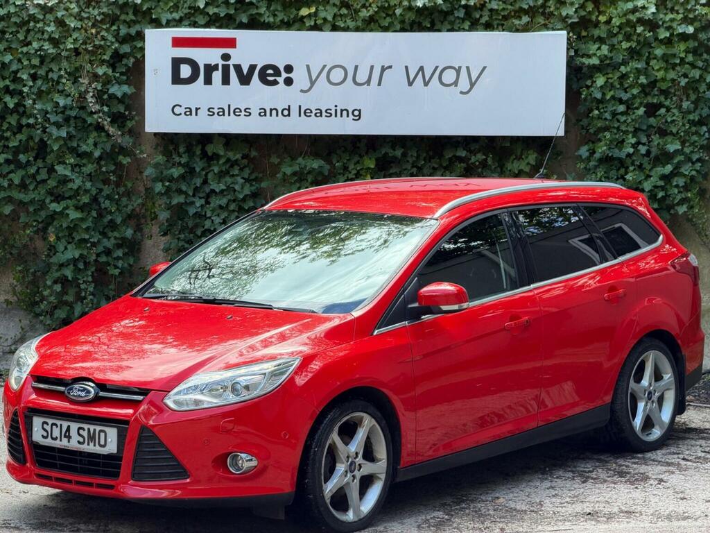 Ford Focus Estate 1.0T Ecoboost Titanium X Euro 5 Ss SC14SMO Red #3