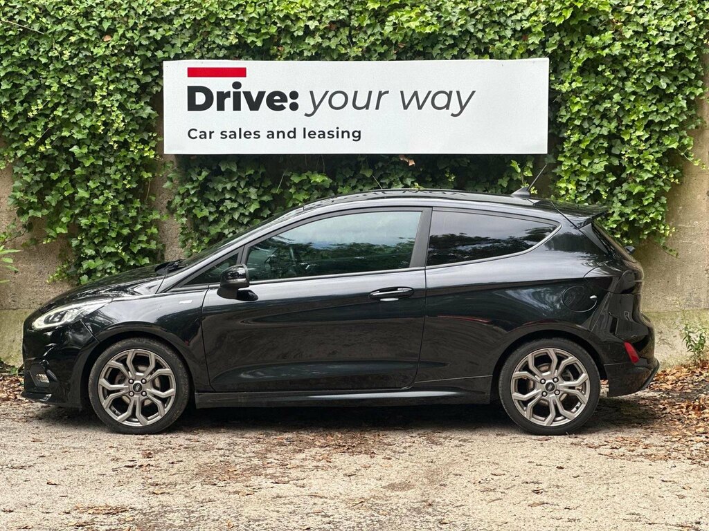 Ford Fiesta Hatchback 1.0T Ecoboost St-line Euro 6 Ss CK19UMR Black #4