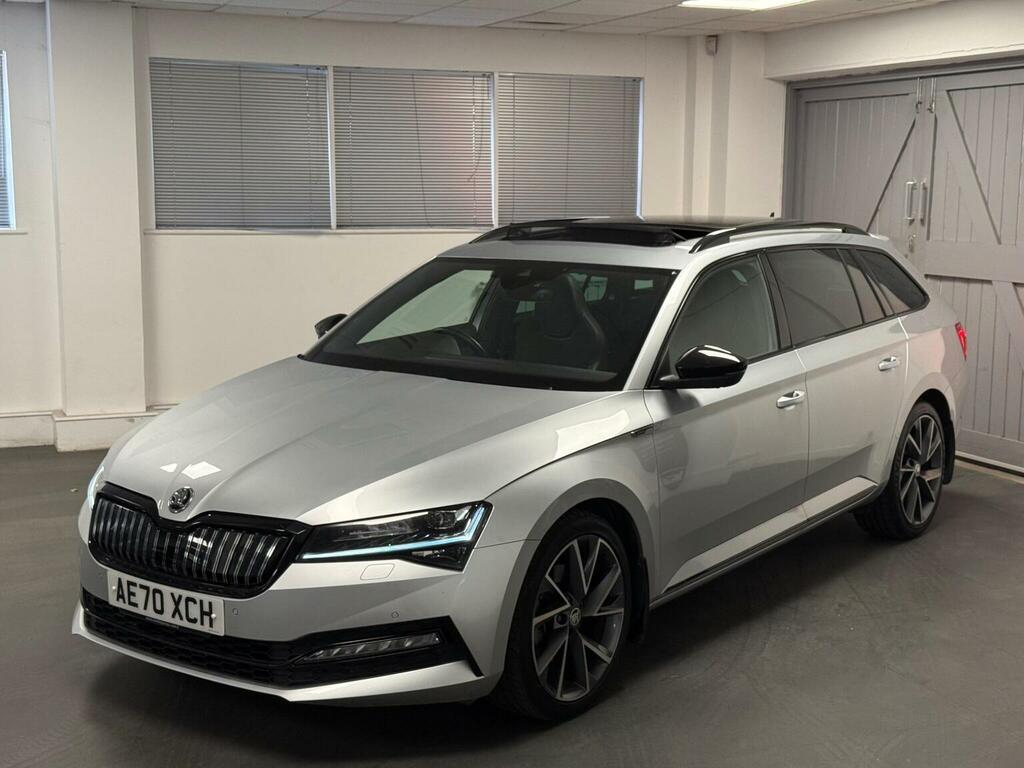 Skoda Superb Estate 1.4 Tsi Iv 13Kwh Sportline Plus Dsg Euro 6 Silver #4