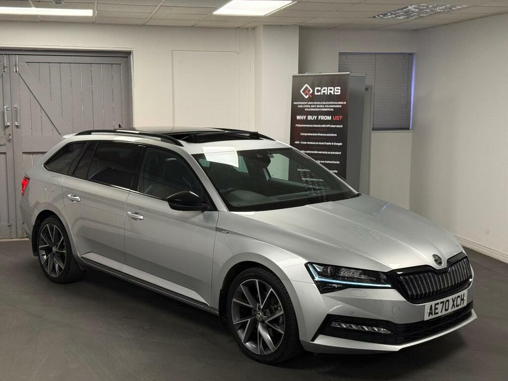 Skoda Superb Estate 1.4 Tsi Iv 13Kwh Sportline Plus Dsg Euro 6 Silver #2
