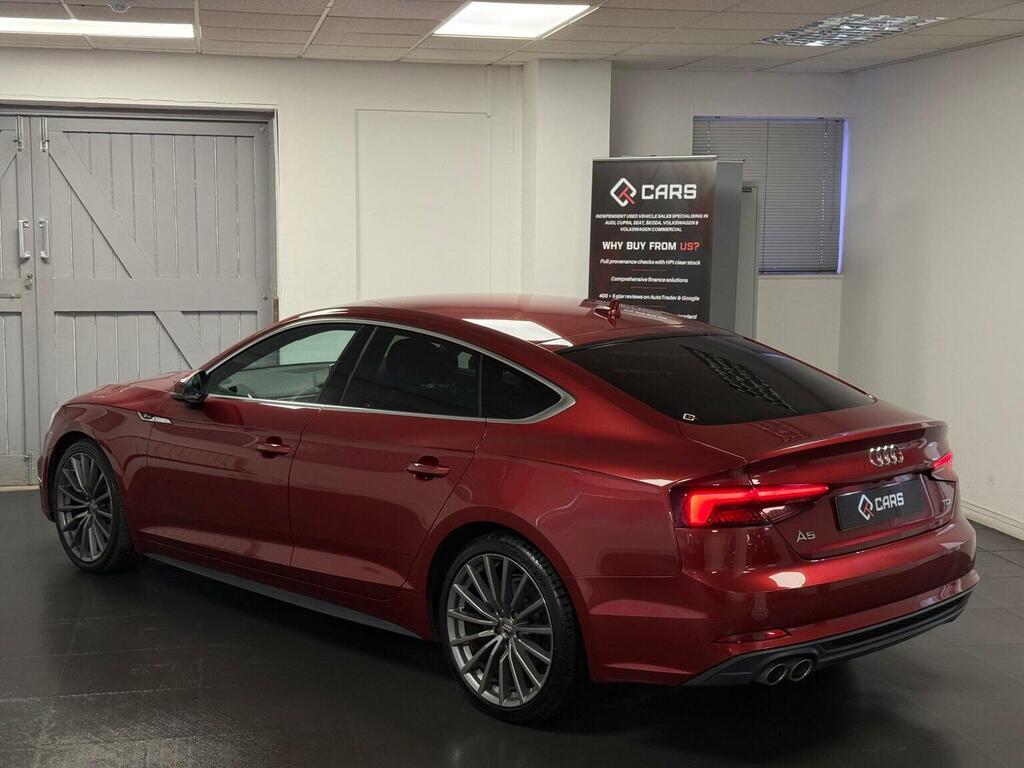 Audi A5 Hatchback 2.0 Tdi Ultra S Line Sportback S Tronic RJ67EZF Red #3