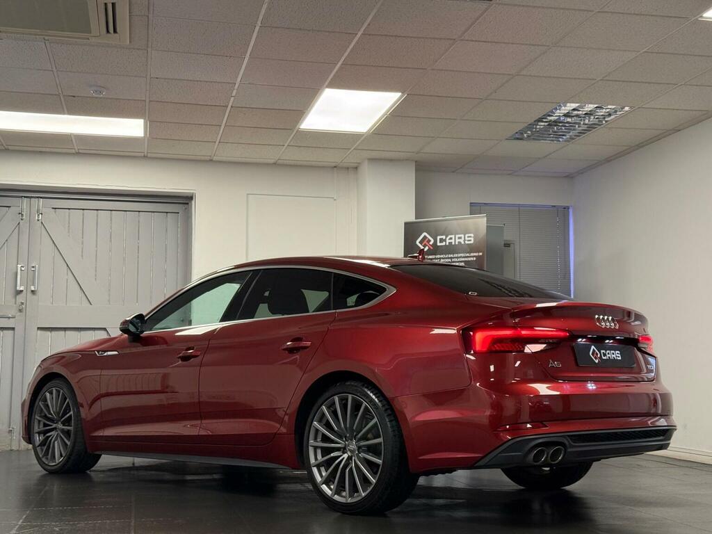 Audi A5 Hatchback 2.0 Tdi Ultra S Line Sportback S Tronic RJ67EZF Red #2