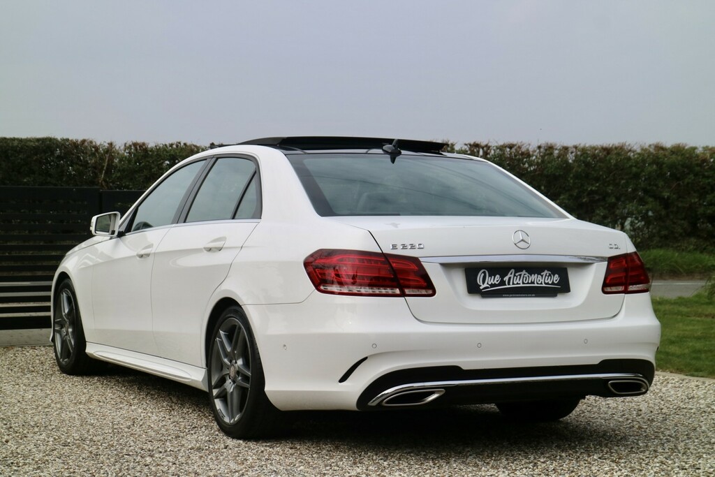 Mercedes-Benz E Class Saloon 2.1 E220 Cdi Amg Sport 201414 BD14YMS White #6