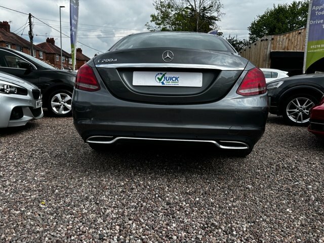 Mercedes-Benz C Class 1.6 C200d Sport Saloon G-tronic Euro 6 Grey #3