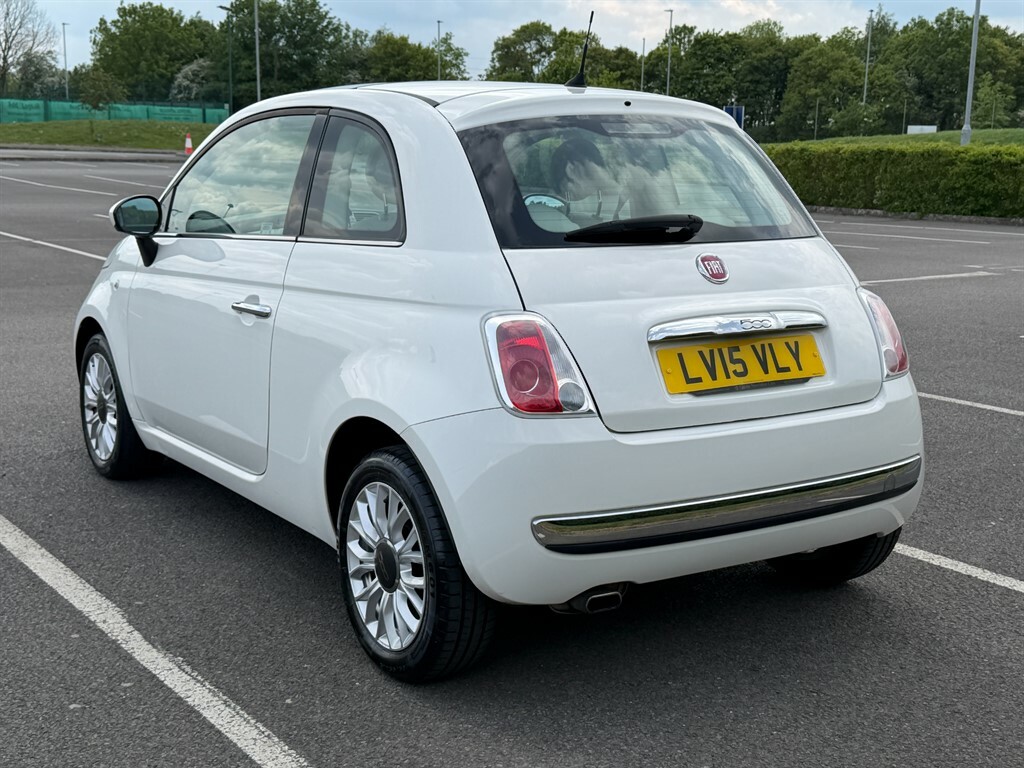 Fiat 500 1.2 L 1.2 Lounge Hatchback Euro LV15VLY White #5