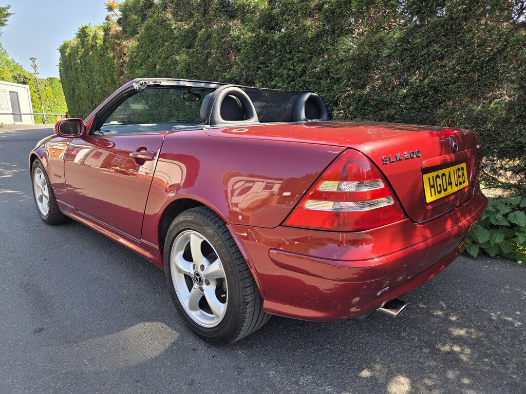 Mercedes-Benz SLK Convertible 2.0 Slk200 Kompressor 2004 HG04UEB Red #5