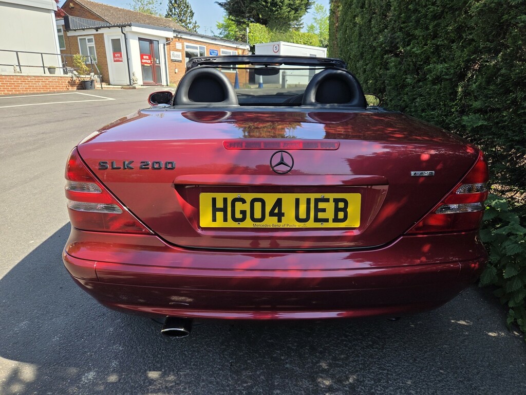 Mercedes-Benz SLK Convertible 2.0 Slk200 Kompressor 2004 HG04UEB Red #6