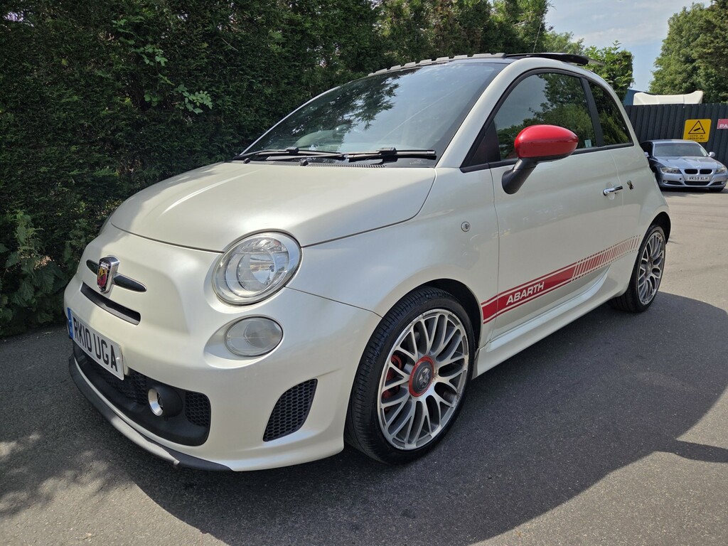 Abarth 500 Hatchback 1.4 T-jet 2010 White #4