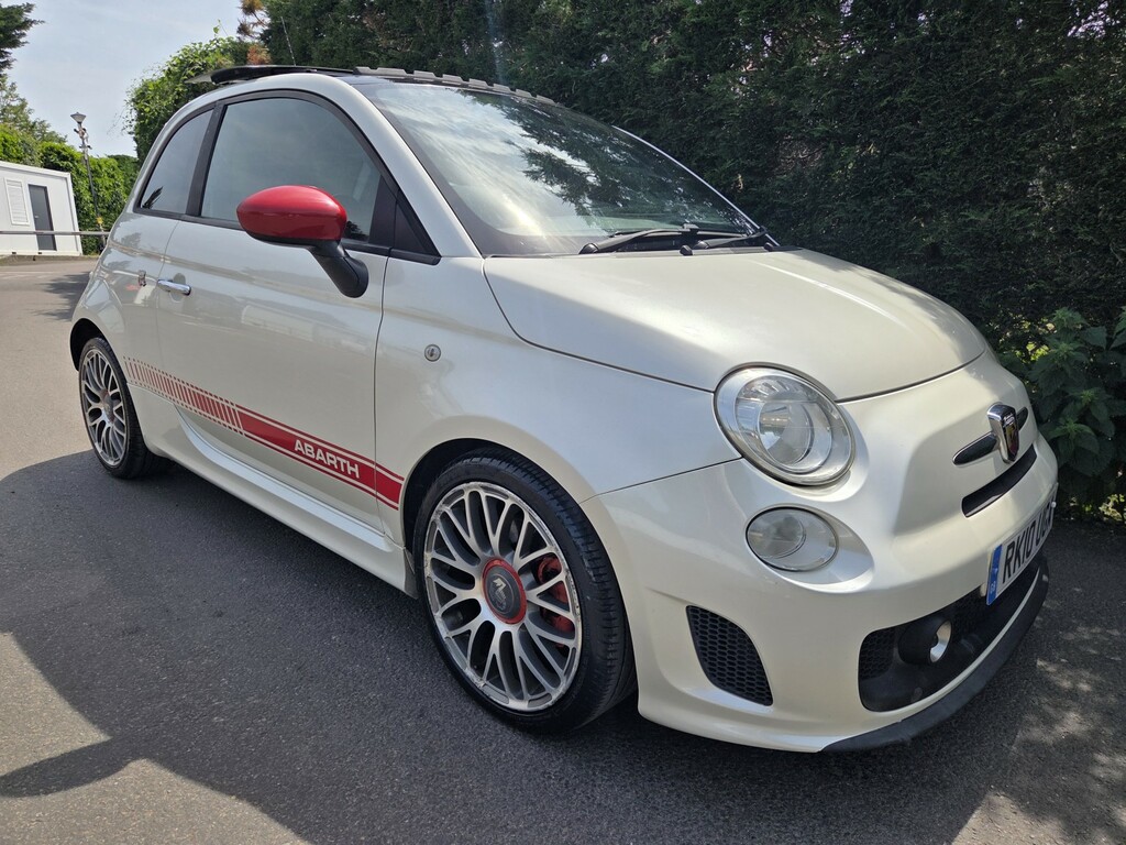 Abarth 500 Hatchback 1.4 T-jet 2010 White #2