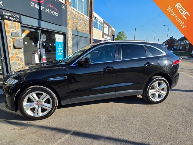 Jaguar F-Pace 2019 2.0 D180 Portfolio Suv Awd Eu OE19NMM Black #2