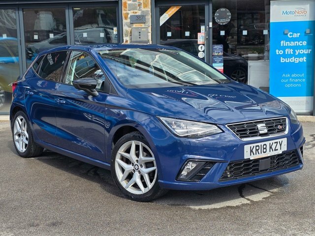 Seat Ibiza 2018 1.0 Tsi Fr Hatchback Dsg Euro 6 S Blue #5