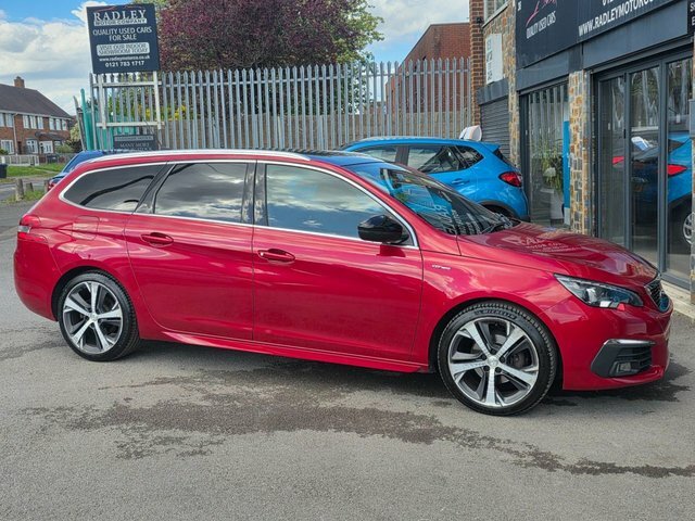 Peugeot 308 SW 2018 1.5 Bluehdi Gt Line Estate Red #5