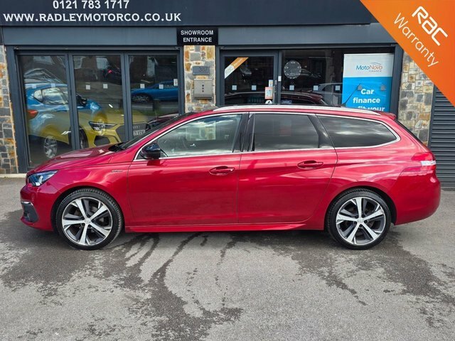 Peugeot 308 SW 2018 1.5 Bluehdi Gt Line Estate Red #2