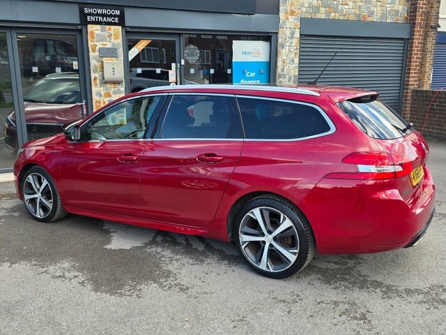 Peugeot 308 SW 2018 1.5 Bluehdi Gt Line Estate Red #6