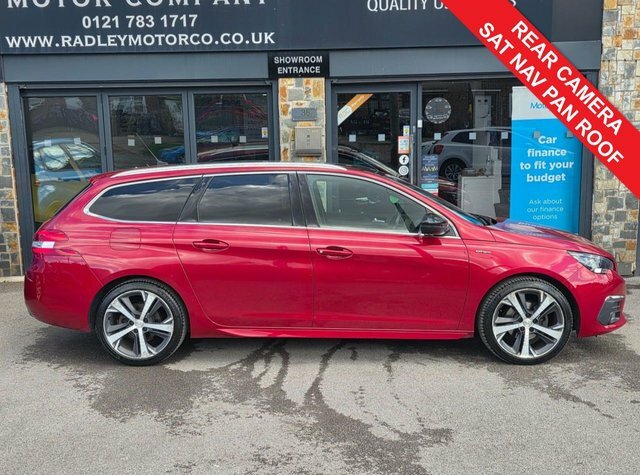 Peugeot 308 SW 2018 1.5 Bluehdi Gt Line Estate Red