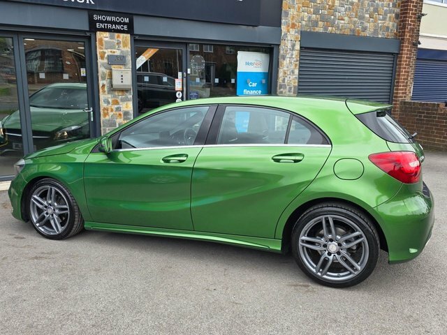 Mercedes-Benz A Class 2016 1.6 A180 Amg Line Hatchback 7G-dct KU66HJN Green #6