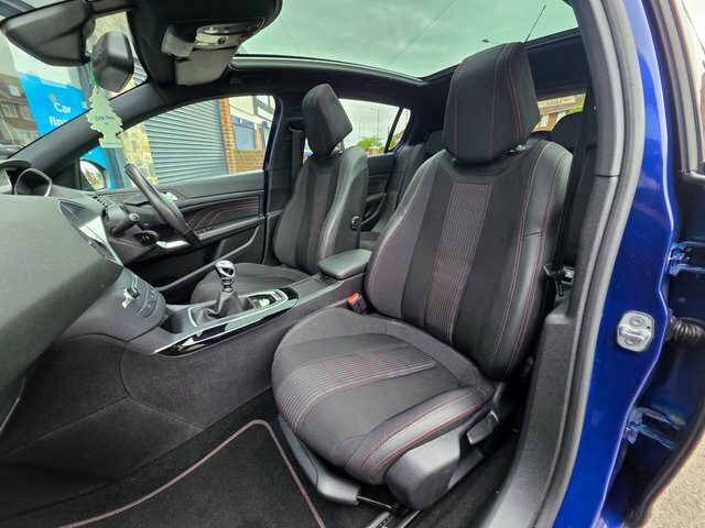 Peugeot 308 2019 1.5 Bluehdi Gt Line Hatchback Eat KR69ZLX Blue #3